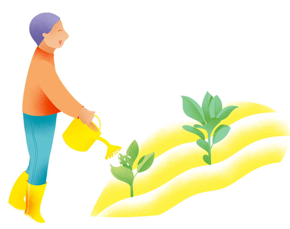 visuel réalisé par marie Stum illustratrice Rennaise pour le site notre santé mentale 35