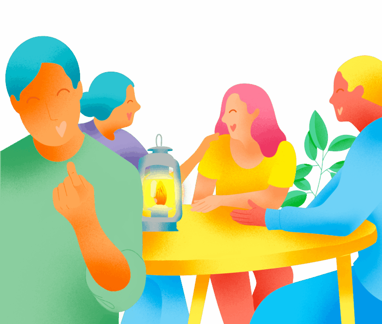 illustration Marie Stum symbolisant les membres de la communauté vigimental