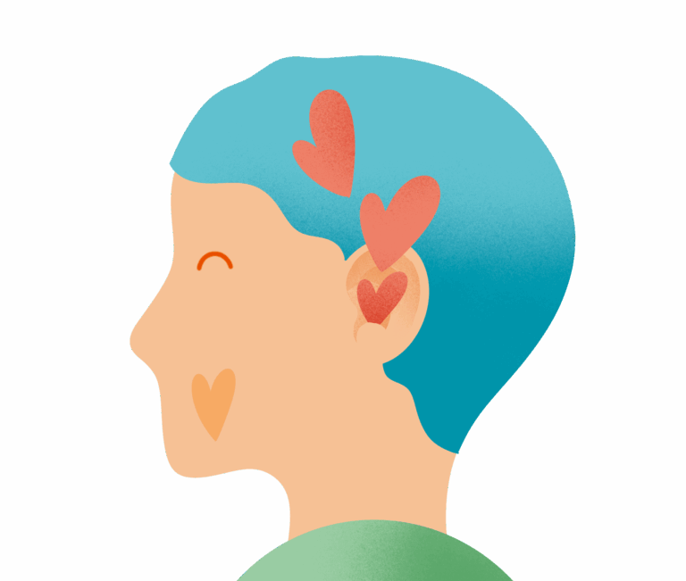 illustration marie stum symbolisant l'écoute et le soutien du site notre santé mentale en Ille et vilaine